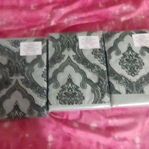 Copy - Cadence 3 hunter green 5pc curtains set new